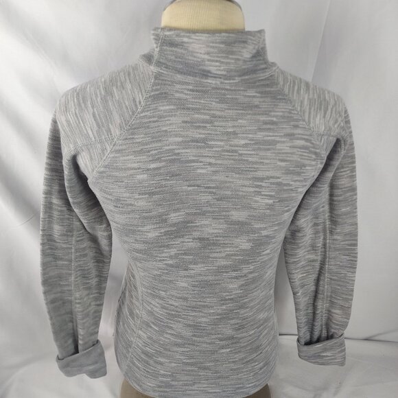 Mizuno Women's Gray/Pink 1/4 Zip Athletic "Revolution" Thermo Pullover Size XS - Picture 5 of 6